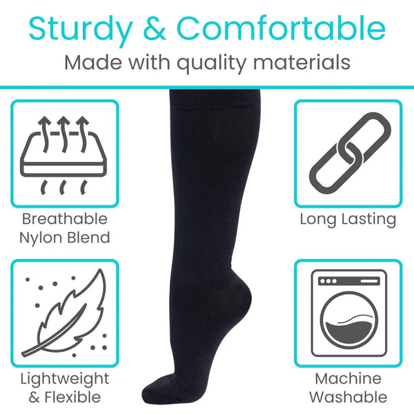 Zippered Compression Stockings