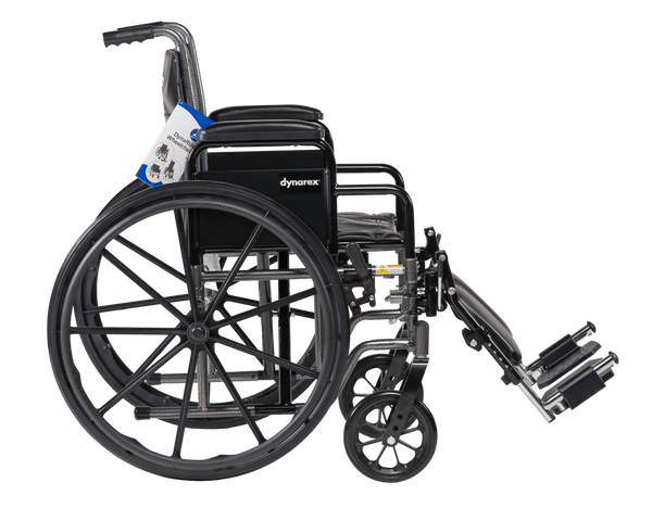 Standard Wheelchair with Elevating Leg Rest