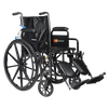 Standard Wheelchair with Elevating Leg Rest