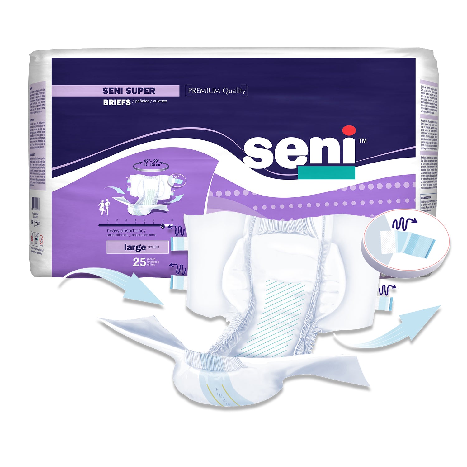 Seni Super Briefs - Heavy Absorbency