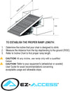 Singlefold Portable Aluminum Wheelchair Ramp