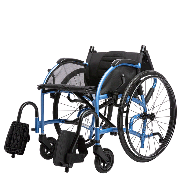 Strongback24+AB Ultra-lightweight Wheelchair-Attendant Brakes