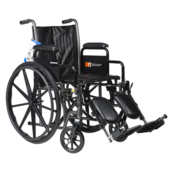 DynaRide Standard Wheelchair with swing-away footrests