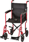 Nova Lightweight Transport Chair with Fixed Arms