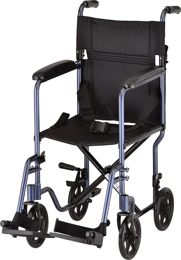 Nova Lightweight Transport Chair with Fixed Arms