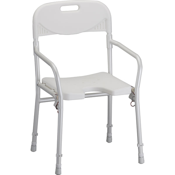 Foldable Bath Chair with Arms